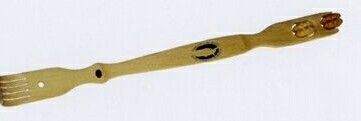 19-1/2"x1-1/2" Backscratcher With 2 Star Rollers