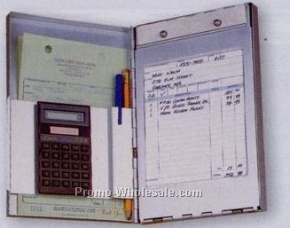 2 In 1 Aluminum Desk Register W/Calculator