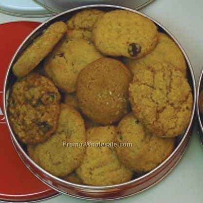 20 1 Oz. Gourmet Cookies In Medium Tin
