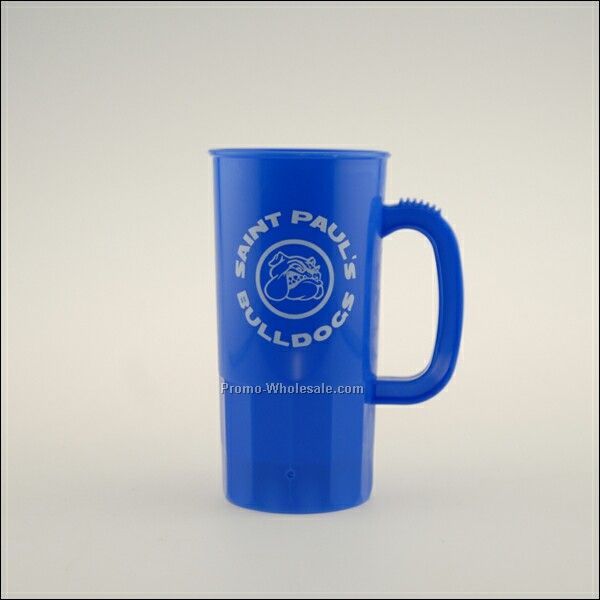 22 Oz. Blue Handled Stein Mug