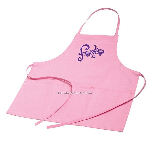 24"x24" Colored Poly/Cotton Twill Bib Apron