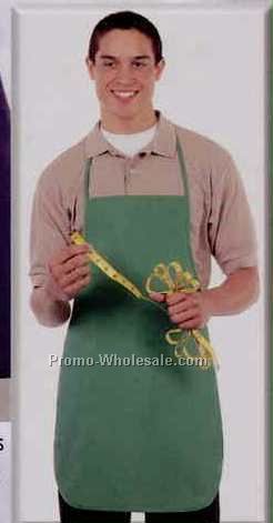 28"x21" Pdq Duck Bib Apron W/ Non Adjusting Neck Strap (No Pockets)