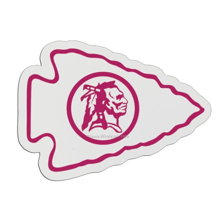 3" Arrowhead Plastic Badge