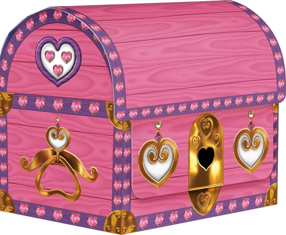 3-1/2"x4-1/4" Princess Treasure Chest