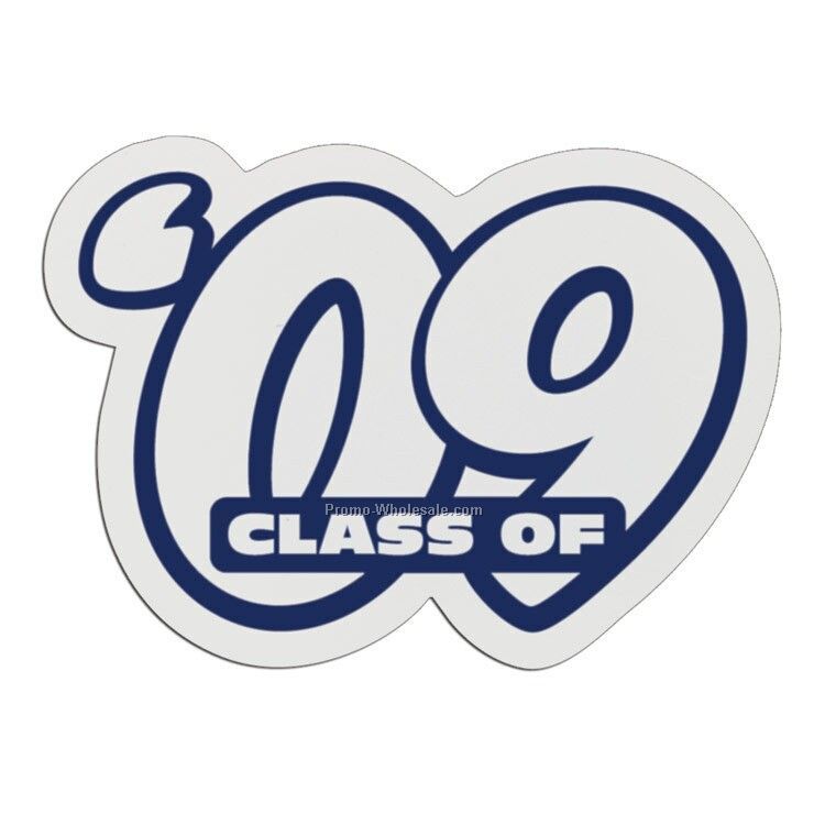 3-1/4" Class Of '09 Plastic Badge