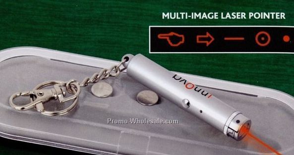 3-1/8"x1/2" Multi-image Laser Pointer With Twist Tip Image Changer