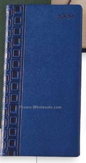 3-1/8"x6-1/2" Blue Deco Horizontal Pocket