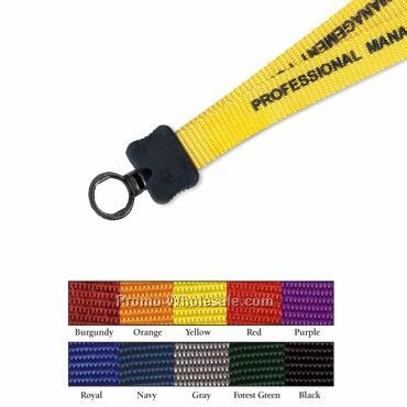 3/4" Standard - Custom Nylon Lanyard W/ O-ring