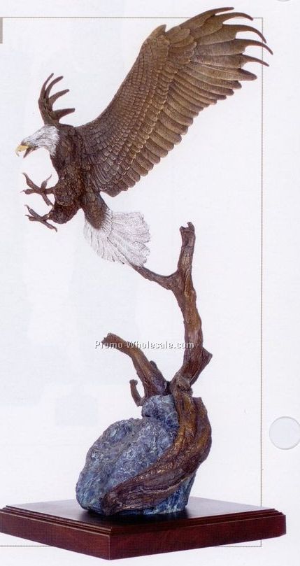 34" Wind Warrior Eagle Sculpture