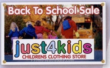 3'x5' Banner With 4 Grommets
