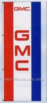3'x8' Stock Dealer Logo Single Face Drape Flag - Gmc