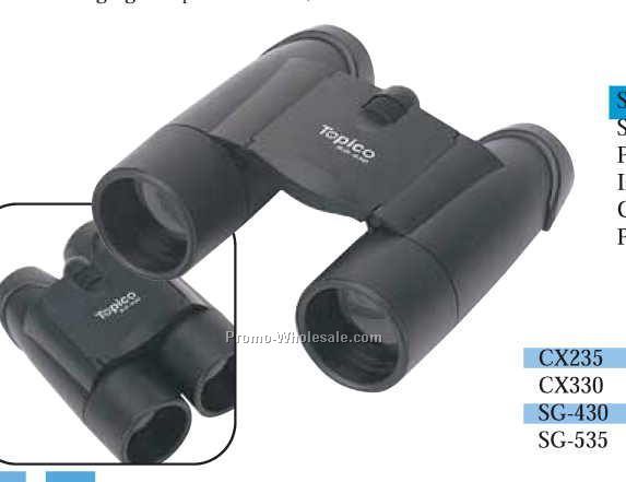 4-1/4"x4-1/4"x1-5/8" Sporty Binocular