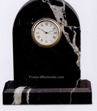 4-1/4"x5"x1-3/4" Small Tomb Clock W / Base