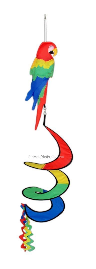 42" Tropical Parrot Wind Spinner