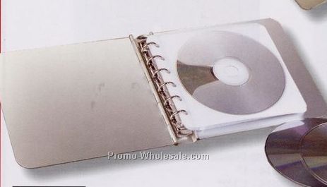 5-7/8"x6-3/8" Aluminum Hinged CD Holder
