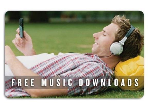 5 Songs Music Download Card