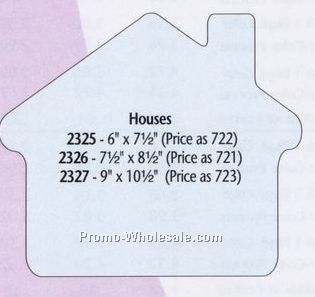 7-1/2"x8-1/2" House Stock Hard Surface Mouse Pads (4 Color Process)