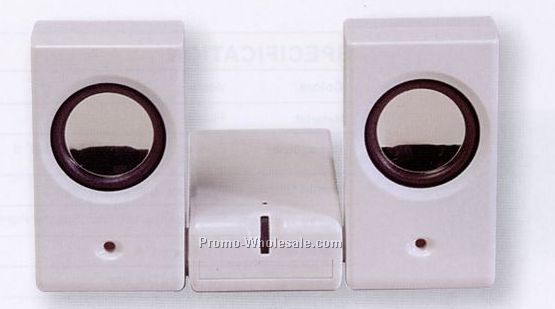 7-1/4"x4-1/8"x1-1/4" Mp3 Player Speakers