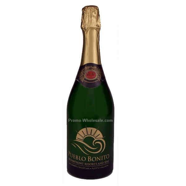 750 Ml Custom Etched Non Alcoholic Sparkling Grape Juice, Ca, 1 Paint Fill