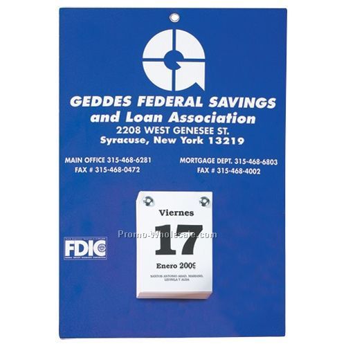 8-3/8"x12-3/8" Sullivan Spanish Daily Dates Calendar (2-5/8"x3-3/4" Pad)