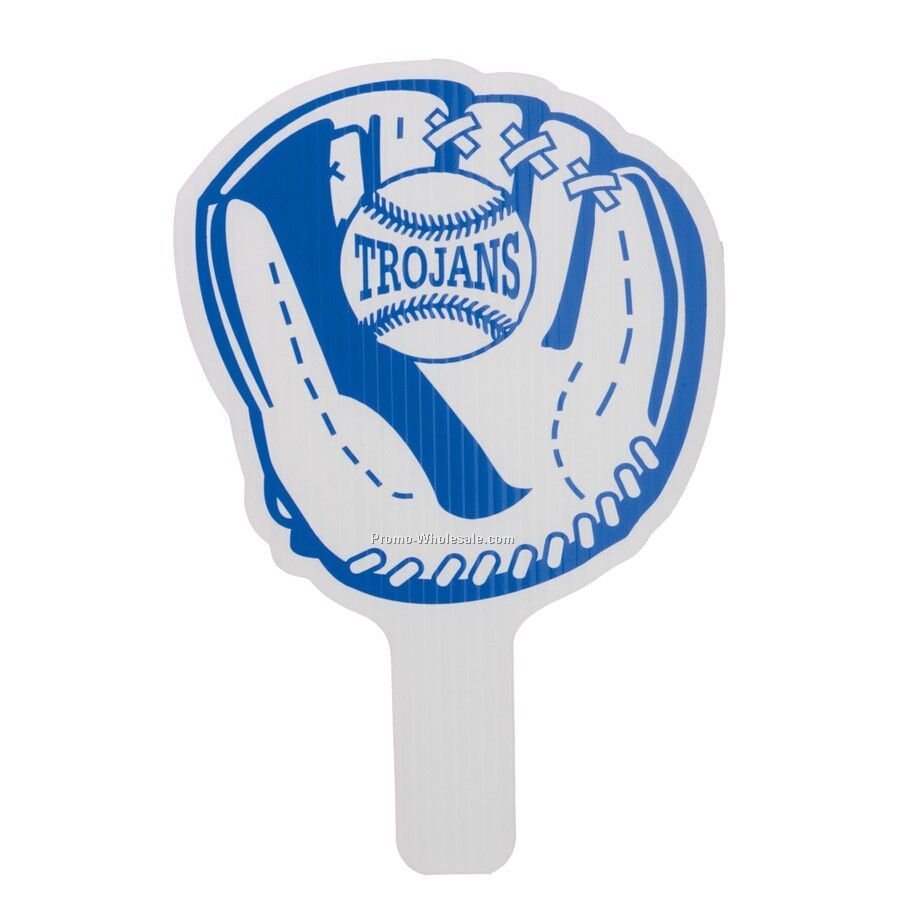 8"x12" Baseball Glove Standard Hand Fan