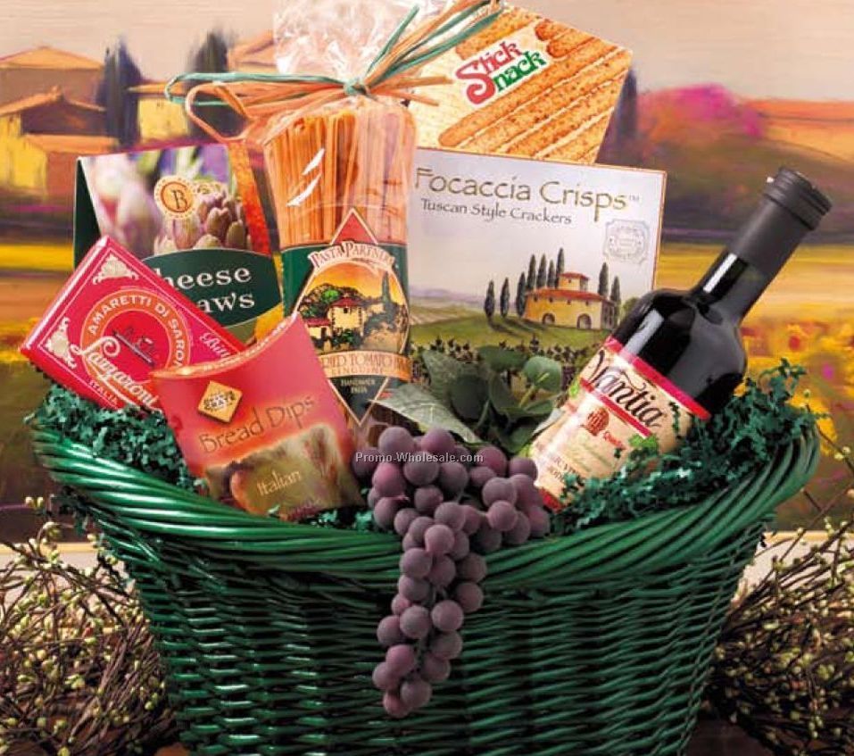 A Taste Of Tuscany Gift Basket - Small