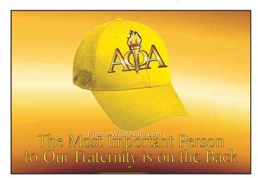 Alpha Phi Alpha Fraternity Hat Photo Hand Mirror (3-1/8"x2-1/8")