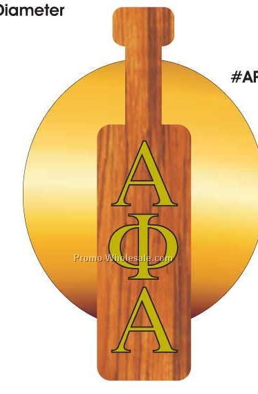 Alpha Phi Alpha Fraternity Paddle Acrylic Coaster W/ Felt Back