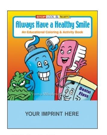 Always Have A Healthy Smile Coloring Book