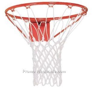 Anti-whip Heavy White Nylon Basketball Net