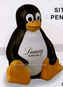 Aquatic Animals Squeeze Toy - Sitting Penguin