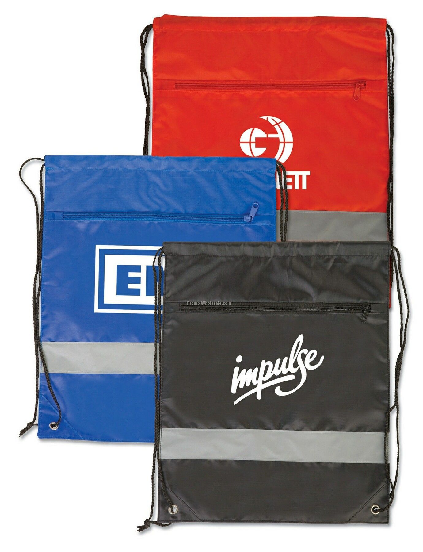 Backpack W/ Reflective Safety Stripe