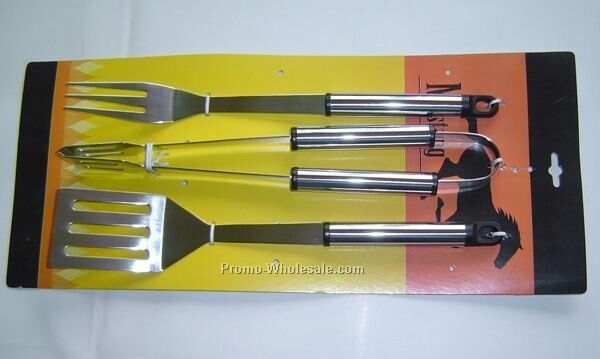 Bbq Set (Stainless Steel Handle)