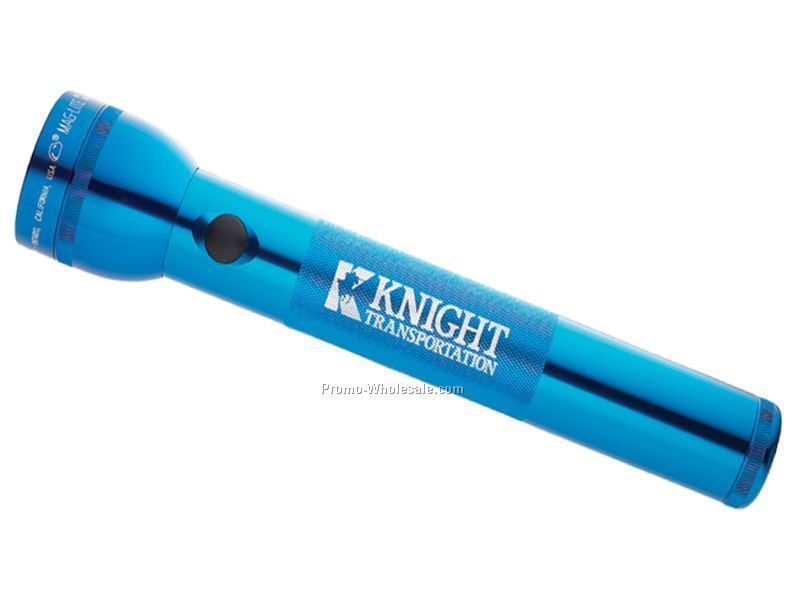 Blue 3 D Cell Mag Lite LED Flashlight