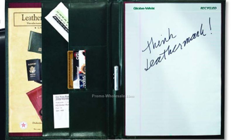 Business Portfolio For Right Or Left Handed - Oxford Bonded Leather