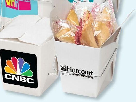 Carry Out Container With 4 Fortune Cookies