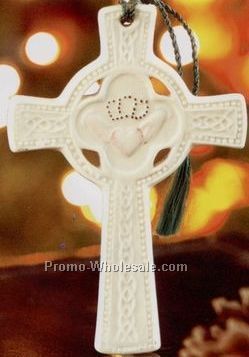Claddagh Celtic Cross Ornament