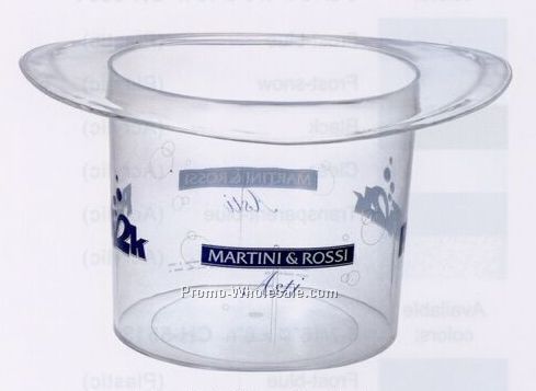 Clear Acrylic Top Hat Wine Bucket