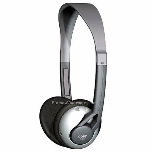 Coby Slim Lightweight Stereo Headphones