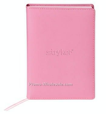Colorplay Leather Journal W/100 Lined Sheets & Matching Bookmark Ribbon