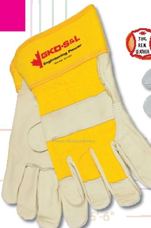 Cowhide General Purpose Working Gloves (Xl)