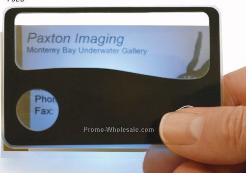 Credit-card Size Magnifier With Light