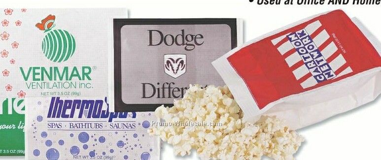 Custom Design Microwave Popcorn Pack