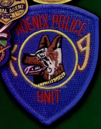 Custom Embroidered Patches - 50% Embroidered 5" Patch