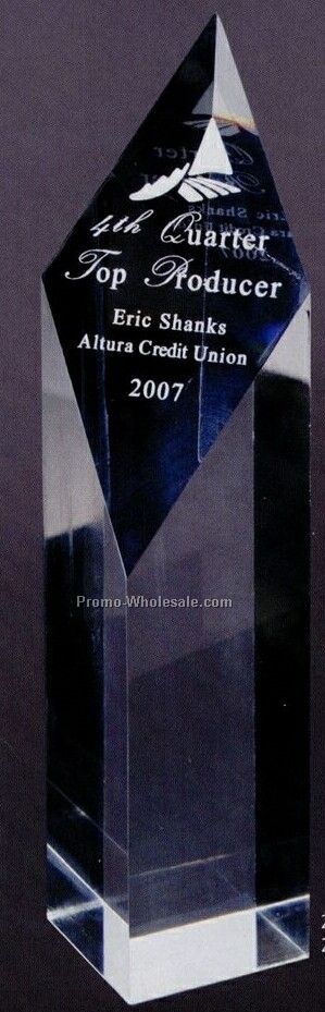 Diamond Acrylic Obelisk Awards 2 3/4"x5 3/4"x2"