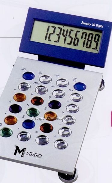 Digit Jumbo Desktop Jewelry Calculator W/Tilt Display
