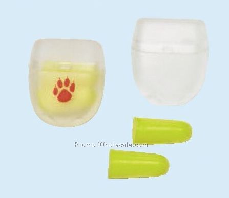 Earplugs In Sanitary Case (Printed)