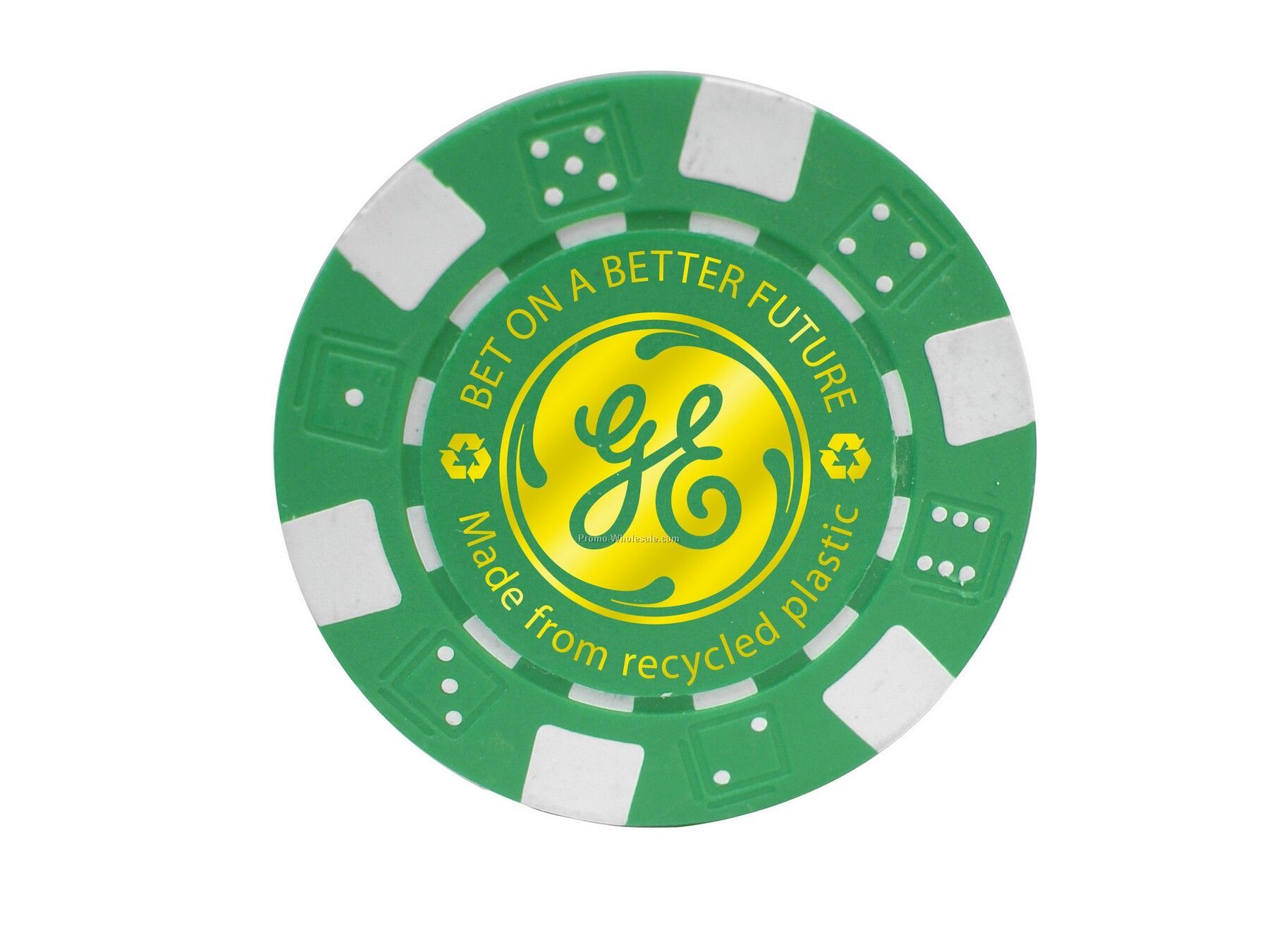 Eco Friendly Poker Chip - 1 Side Imprint