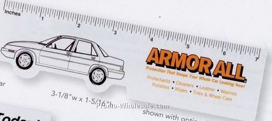 Econ-o-line 7" Shaped Ruler (Car)