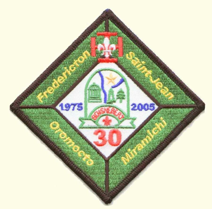 Embroidered Emblems (Up To 100%) - 9 Colors (4")